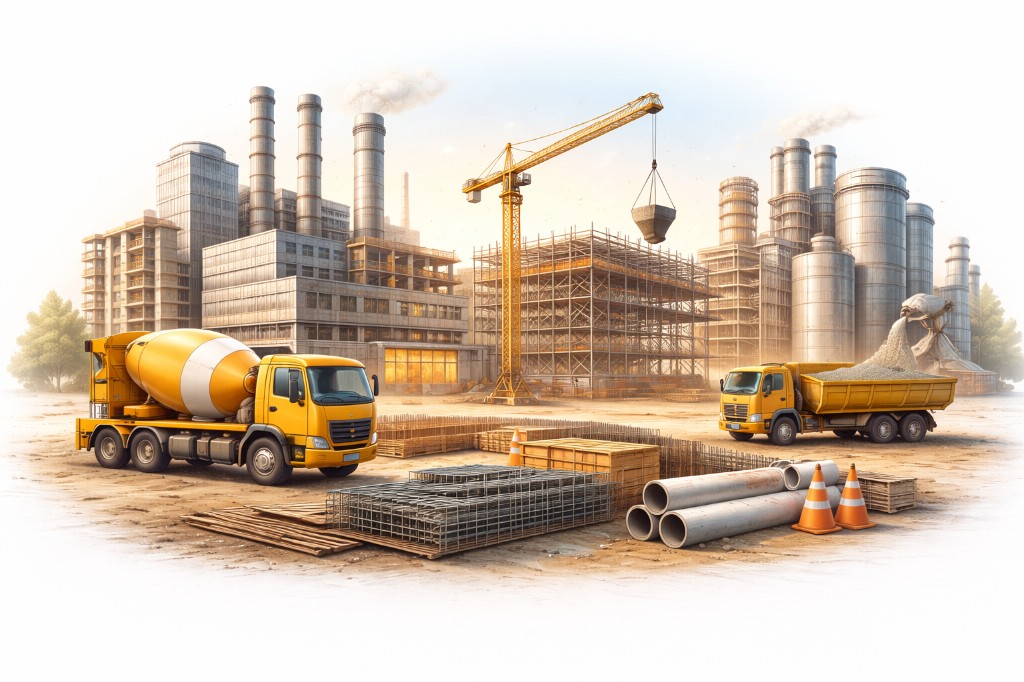 Industrial projects - factories and infrastructure