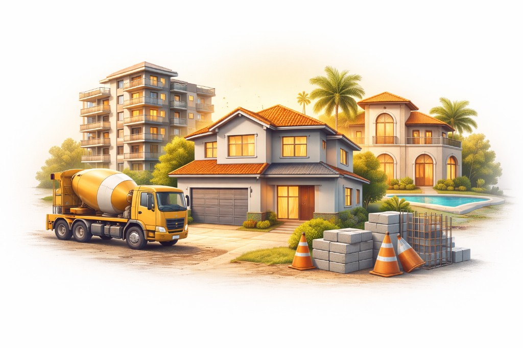 Residential projects - homes, apartments, and villas